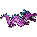 download Dragon clipart image with 135 hue color