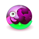 download Crazy Moon clipart image with 90 hue color
