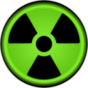 download Radiation Symbol Nuclear clipart image with 45 hue color