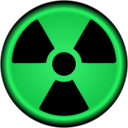 download Radiation Symbol Nuclear clipart image with 90 hue color