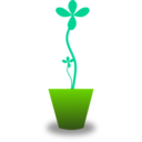 download Tender Plant clipart image with 90 hue color