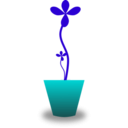 download Tender Plant clipart image with 180 hue color