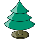download Christmas Tree Plain clipart image with 45 hue color