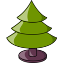 download Christmas Tree Plain clipart image with 315 hue color