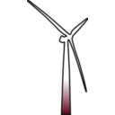 download Wind Turbine 2 clipart image with 225 hue color