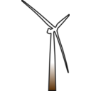 download Wind Turbine 2 clipart image with 270 hue color