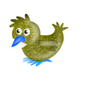 download New Bird clipart image with 180 hue color