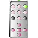 download Simple Remote Control clipart image with 90 hue color