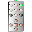 download Simple Remote Control clipart image with 135 hue color