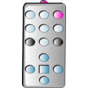 download Simple Remote Control clipart image with 315 hue color