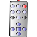 download Simple Remote Control clipart image with 0 hue color
