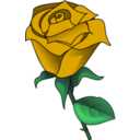 download Red Rose clipart image with 45 hue color