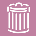 download Trash Can clipart image with 90 hue color