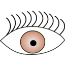 download Eye clipart image with 135 hue color