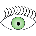 download Eye clipart image with 225 hue color