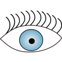 download Eye clipart image with 315 hue color