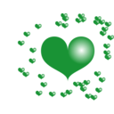 download Red Heart clipart image with 135 hue color