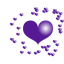 download Red Heart clipart image with 270 hue color