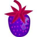 download Strawberry clipart image with 270 hue color