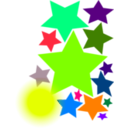 download Stars clipart image with 90 hue color
