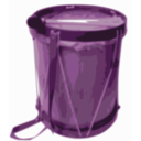 download Bombo clipart image with 270 hue color