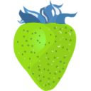 download Strawberry clipart image with 90 hue color