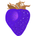download Strawberry clipart image with 270 hue color