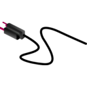 download Power Cable Us clipart image with 270 hue color