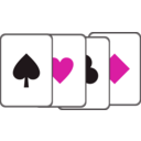 download Playing Card clipart image with 315 hue color