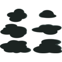 download Clouds 2 clipart image with 315 hue color
