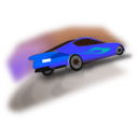 download Rally Car2 clipart image with 180 hue color