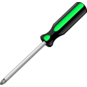 download A Screwdriver clipart image with 90 hue color