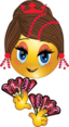 Pretty Spanish Girl Smiley Emoticon