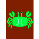 download Crab clipart image with 135 hue color