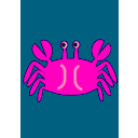 download Crab clipart image with 315 hue color