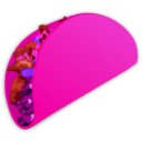 download Taco clipart image with 270 hue color