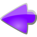 download Arrow clipart image with 270 hue color