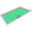 download Swimming Pool clipart image with 315 hue color