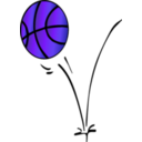 download Basketball clipart image with 225 hue color