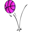 download Basketball clipart image with 270 hue color