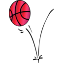 download Basketball clipart image with 315 hue color