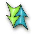 download Double Arrow clipart image with 90 hue color