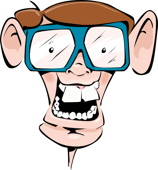 Nerd With Glasses