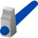 download Hammer clipart image with 180 hue color