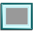 download Golden Picture Frame clipart image with 135 hue color