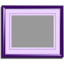 download Golden Picture Frame clipart image with 225 hue color