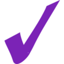 download Green Tick clipart image with 180 hue color