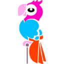 download Parrot clipart image with 315 hue color