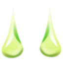 download Dew Drops clipart image with 225 hue color