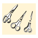 download Scissors clipart image with 45 hue color